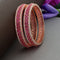 Zirconia Bangles ZBGL10420/ruby