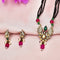 Zirconia Victorian Black Bead Mangalsutra