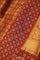 Deep Red Floral Jaal Kanjivaram Silk Saree
