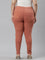 Women Solid Orange Super Stretch Jeggings