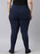 Women Solid Navy Mid Rise Ultra Warm Jeggings