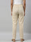 Women Solid Light Beige Comfort Fit Cotton Pants