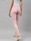 Women Solid Baby Pink Super Stretch Jeggings