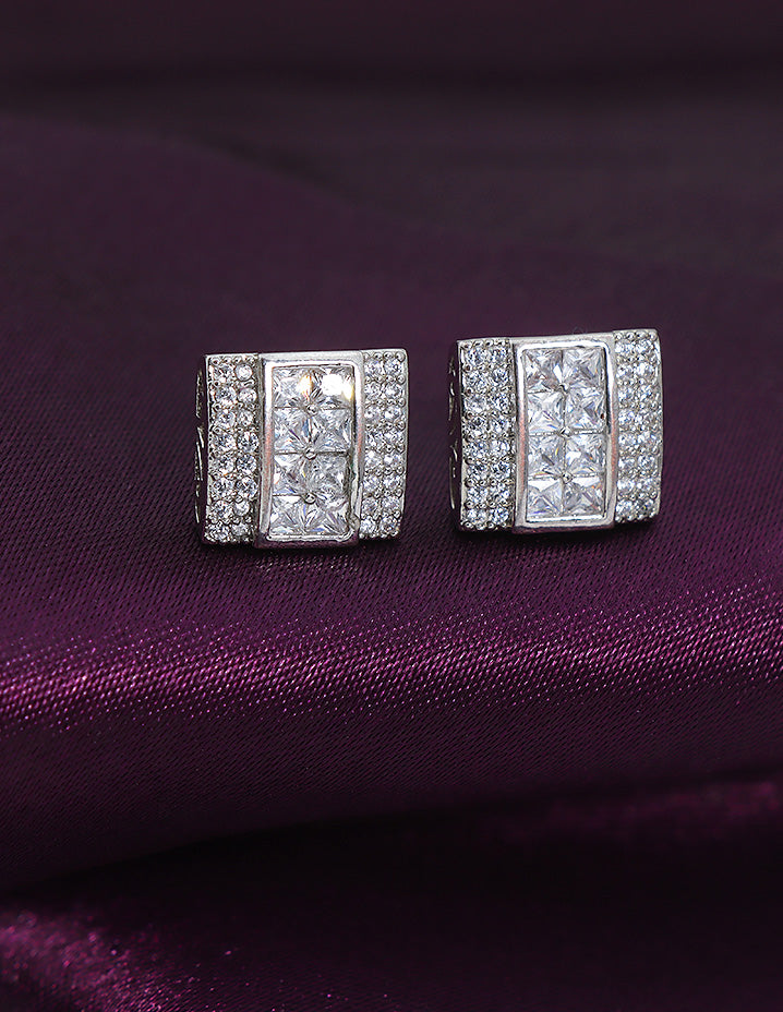 Designer Zirconia Stud Earrings