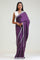 Imperial Purple Silk Crafted Saree