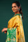 Haldi Yellow Kanjivaram Silk Saree With Contrast Border