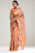Desert Orange Crafted Tissue Saree