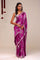 Fandango Purple Silk Handcrafted Saree