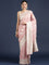 Baby Pink Banaras Weaved Saree