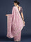 Lilac Tissue Weaved Saree With Stone Work Readymade Blouse