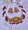 Designer RadhaKrishna Ruby Beads Choker Set