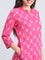 Cotton Ikat Print Straight Kurta