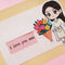 Sliding Flower Greeting Card