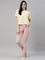 Women Solid Baby Pink Super Stretch Jeggings