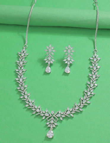Designer Zirconia Elegance Necklace Set