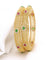 Designer Zircon Gold Plated Bangles ZBGL10951