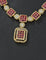 Designer Zirconia Ruby Necklace Set