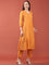 Bright Orange Muslin Three Piece Set
