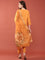 Bright Orange Muslin Three Piece Set