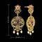 Designer Kempu Pendant Set