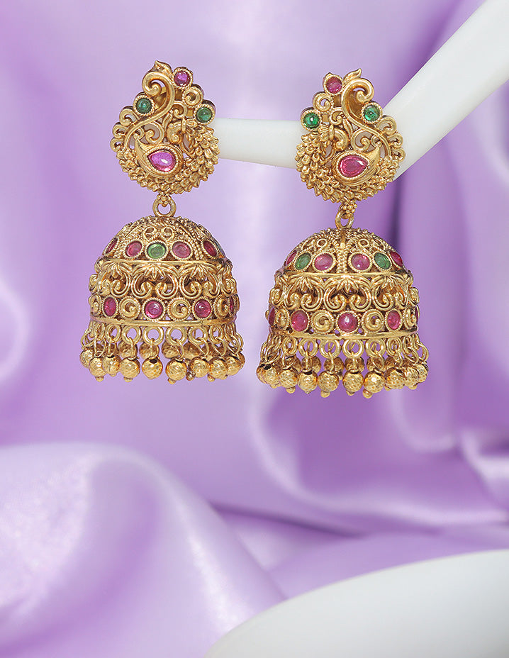 Designer Matt Kempu Jhumka Earrings