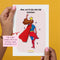 Supermom Cape Card - Mother's Day Edition