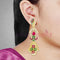 Zirconia Jhumka Earrings 89501