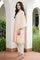 Off White Yarn Dyed Striped Pure Cotton Dupatta