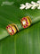 Bugadi earrings with pink jadau kundan stones