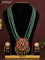 Antique beaded green necklace peacock pendant with jadau kundan stones and pearl & beads hangings
