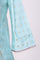 Light Blue Zari Embellished Chanderi Buti A-line Kurta with Trousers and Dupatta Set