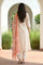 Off White Sequins Straight Kurta with Trousers and Dupatta Set