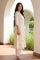 Off White Sequins Straight Kurta with Trousers and Dupatta Set