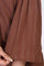 Brown Striped A-Line Cotton Kurta with Palazzo Set