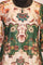 Green Floral Printed Straight Kurta with Trouser Set