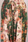 Green Floral Printed Straight Kurta with Trouser Set
