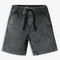 Boys Solid Above Knee Fully Elasticated With Drawcord Shorts