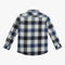 Boys Full Sleeve Shirt Collar Checkered Shirt