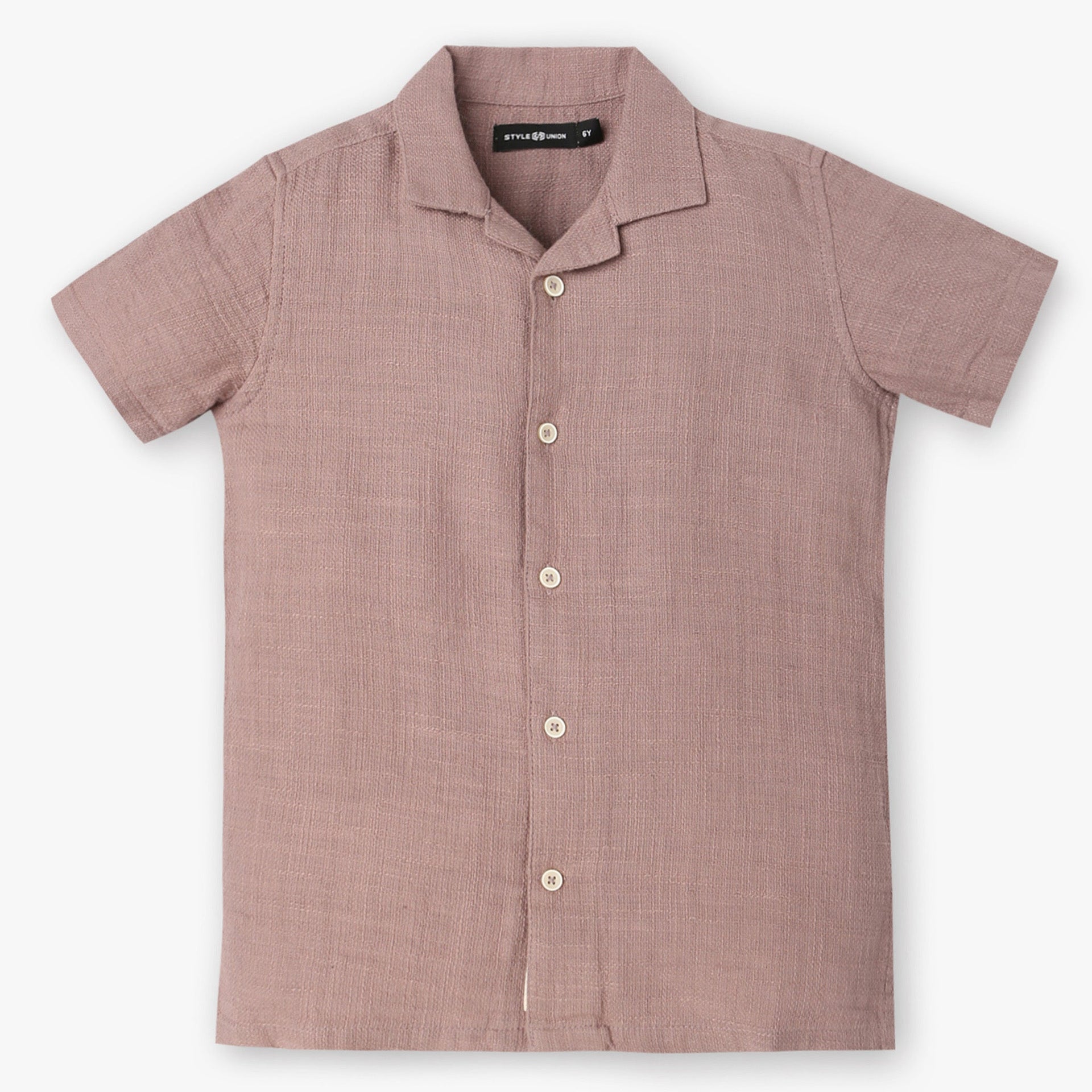 Boys Cotton Cuban Shirt