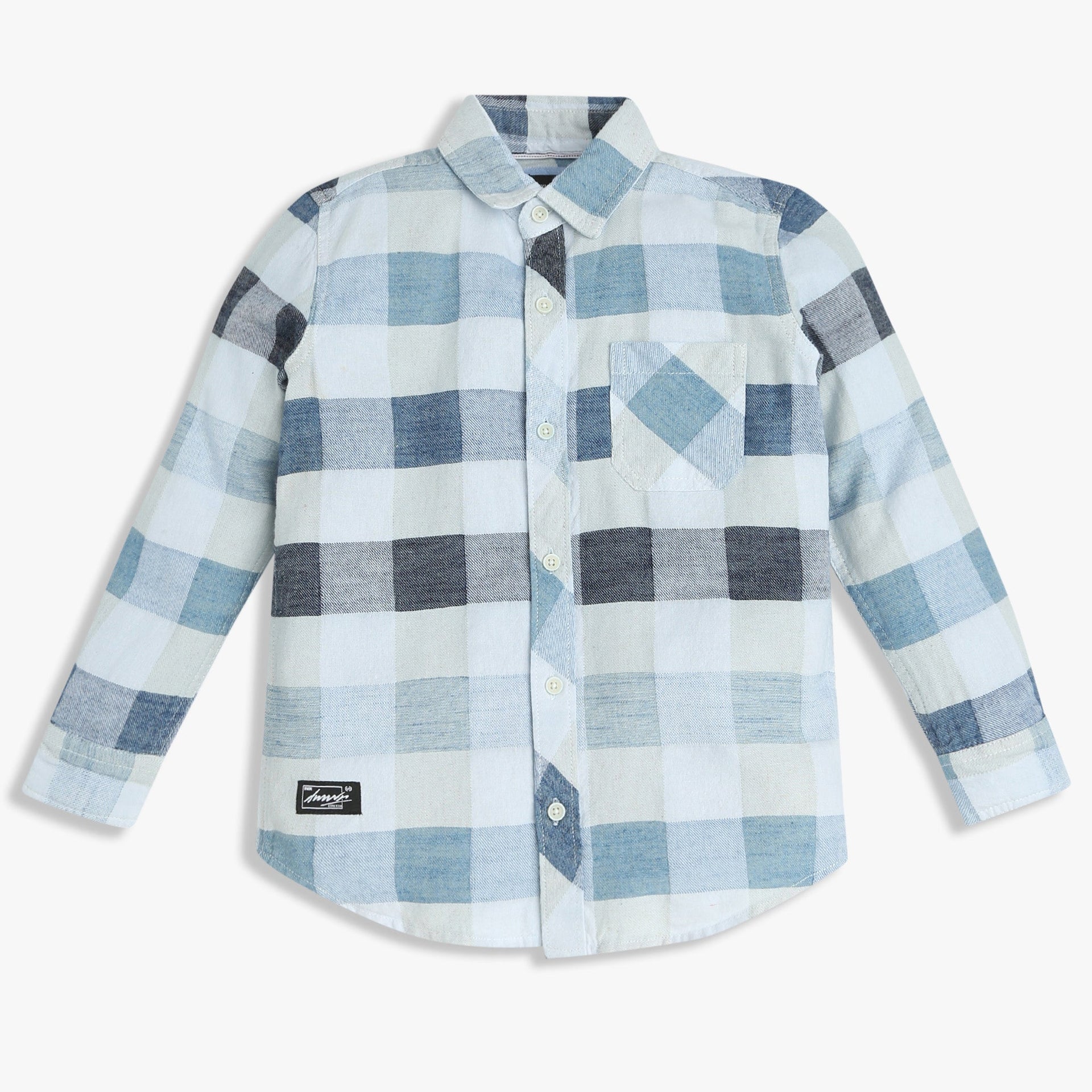 Boys Checkered Full Sleeve Shirt