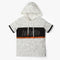 Boys Oversize Cut And Sew Hoodie Half Sleeve Infinite Print  T-Shirt