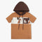 Boys Cut & Sew Hoodie T-Shirt