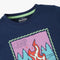 Boys Cotton Crew Neck Graphitee