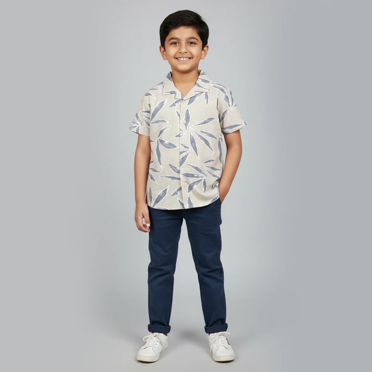 Boys Printed Retreat Shirt