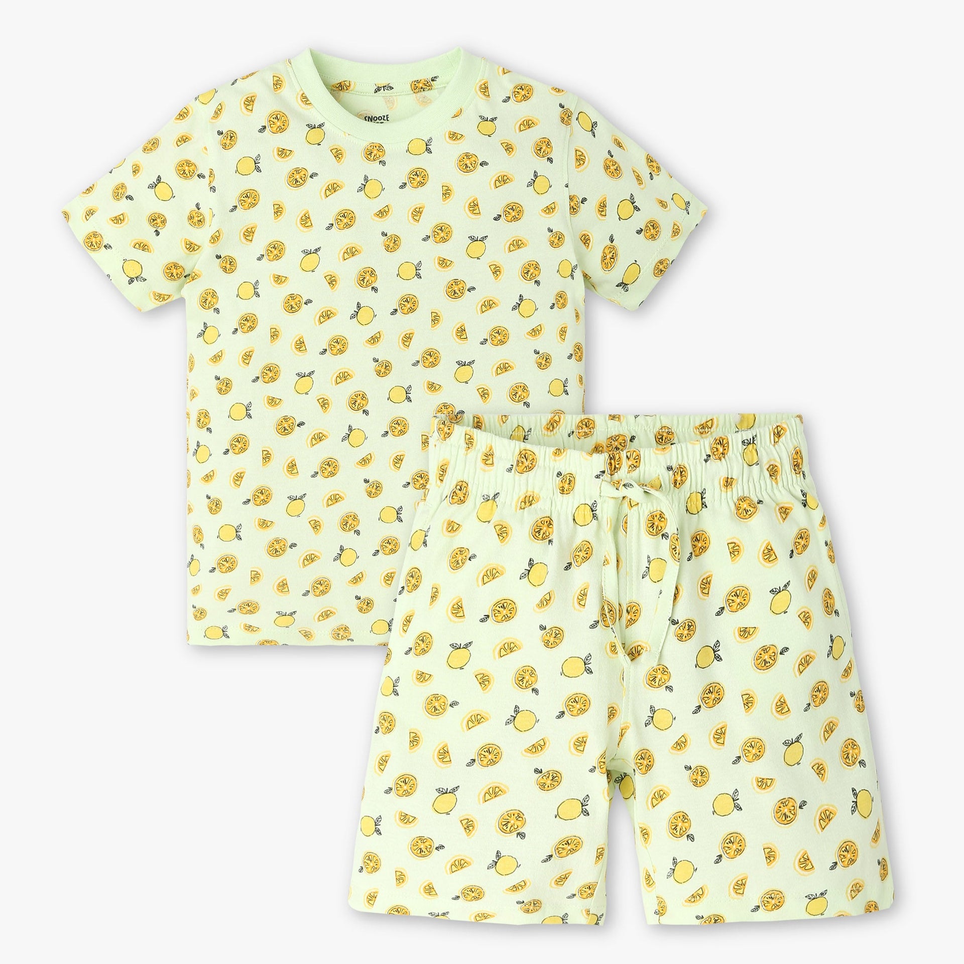 Boys All Over Print T-Shirt & Shorts Sleepwear Sets