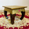 Brass Pooja Chowki, Brass Sheet Bajot For Puja, Brass Work Wooden Chowki.