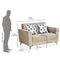 Cooper 2 Seater Fabric Sofa- Beige
