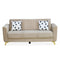 Cooper 3 Seater Fabric Sofa- Beige