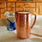 Pure Hammered Copper Jug with 4 glasses