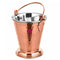 Copper Stainless Steel Hammered Serving Bucket